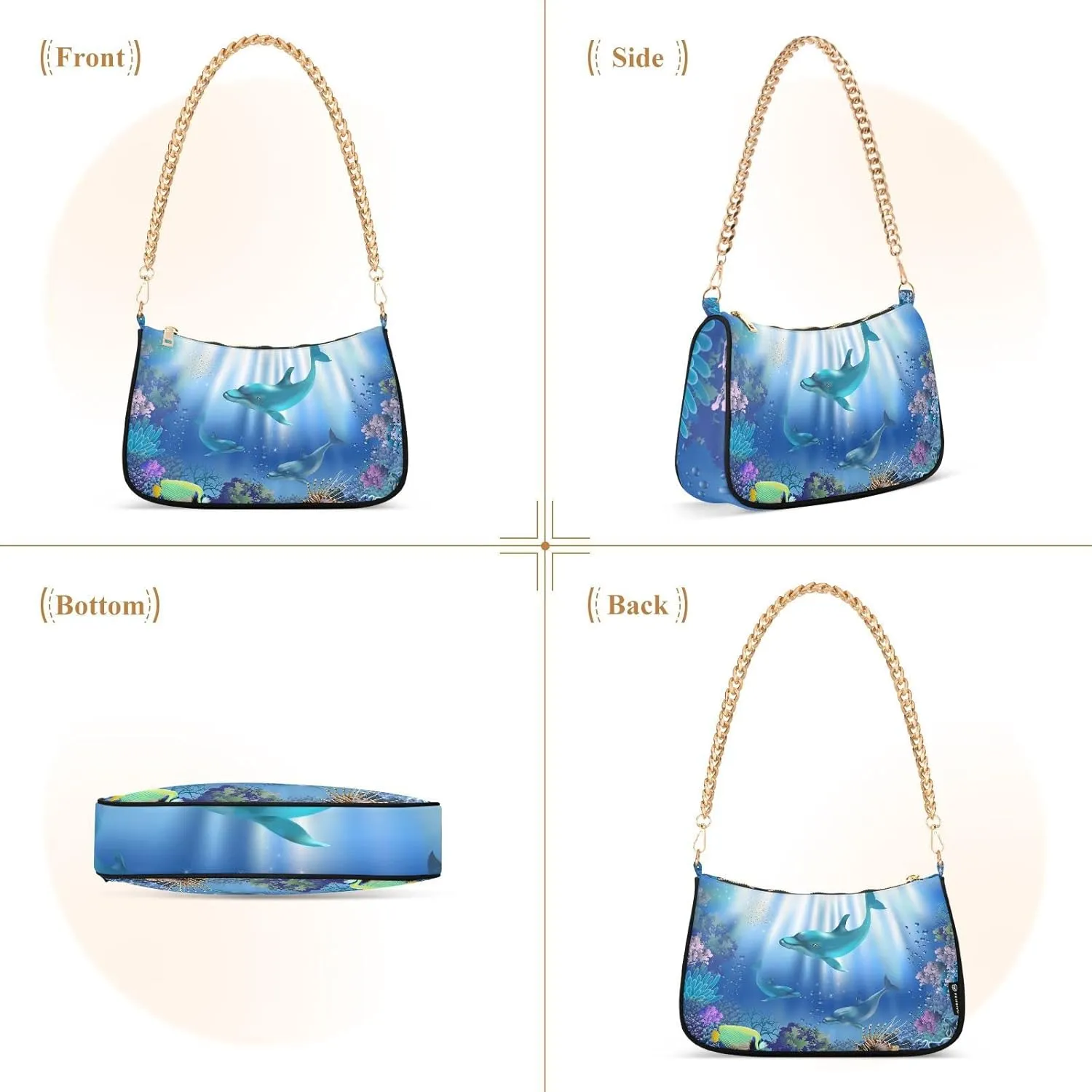 Women Shoulder Bag Crossbody Tote Handbag Chain Bag for Ladies