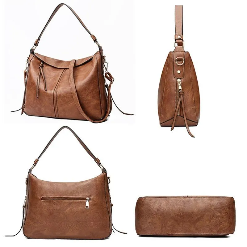 Women shoulder bag  hobo soft leather
