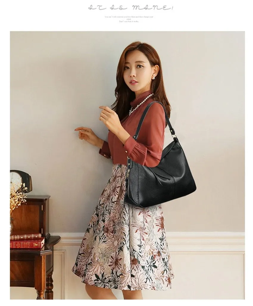 Women shoulder bag  hobo soft leather