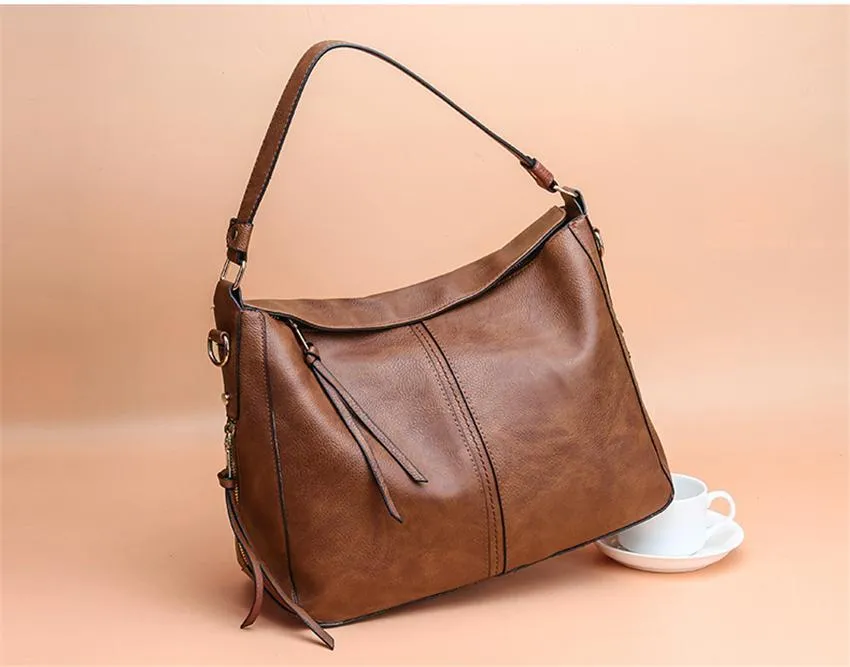 Women shoulder bag  hobo soft leather