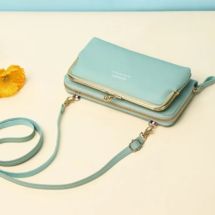 Women Sling Crossbody Wallet For Women | Mobile Phone Holder Purse With Shoulder Strap