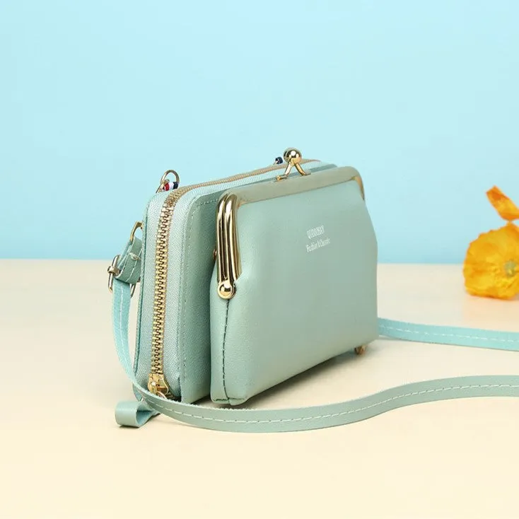 Women Sling Crossbody Wallet For Women | Mobile Phone Holder Purse With Shoulder Strap