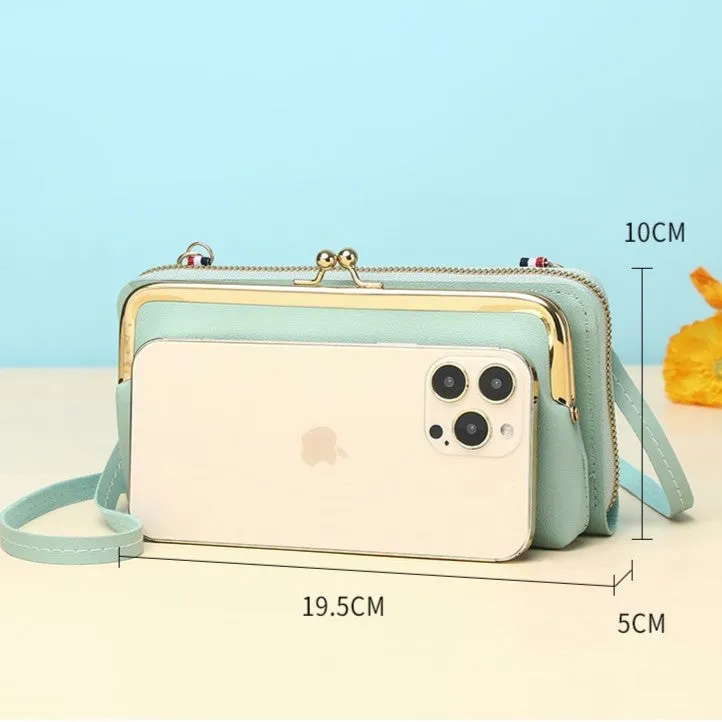 Women Sling Crossbody Wallet For Women | Mobile Phone Holder Purse With Shoulder Strap