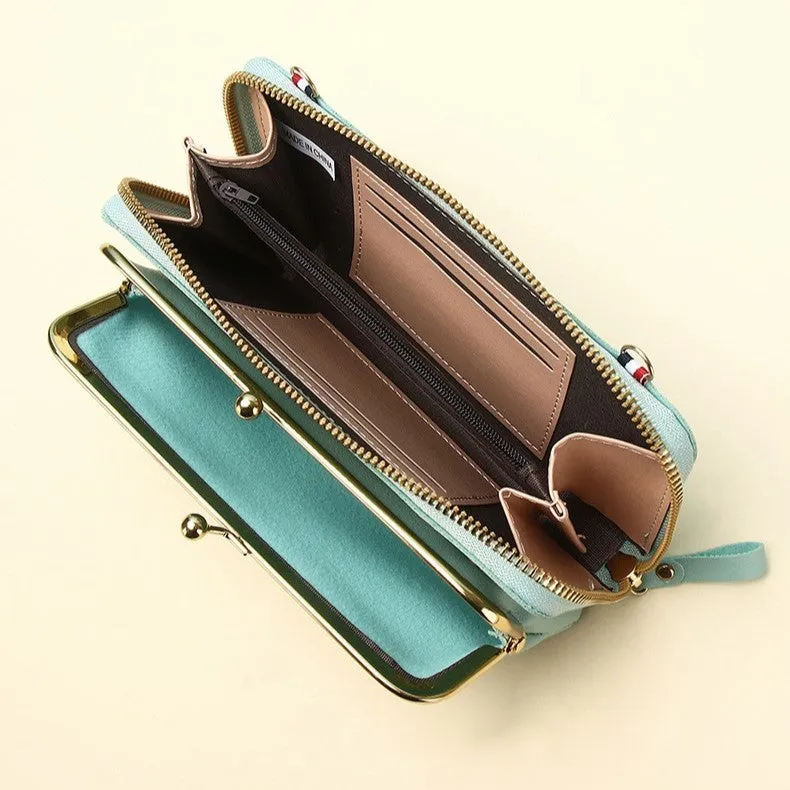 Women Sling Crossbody Wallet For Women | Mobile Phone Holder Purse With Shoulder Strap