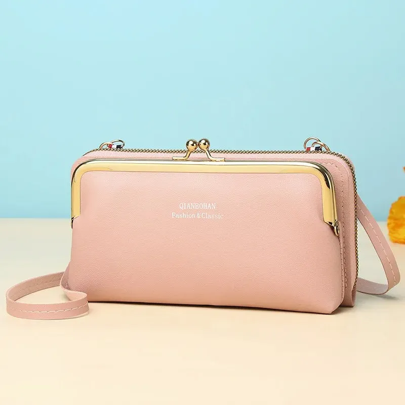 Women Sling Crossbody Wallet For Women | Mobile Phone Holder Purse With Shoulder Strap