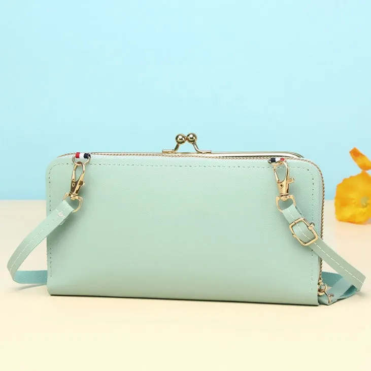 Women Sling Crossbody Wallet For Women | Mobile Phone Holder Purse With Shoulder Strap