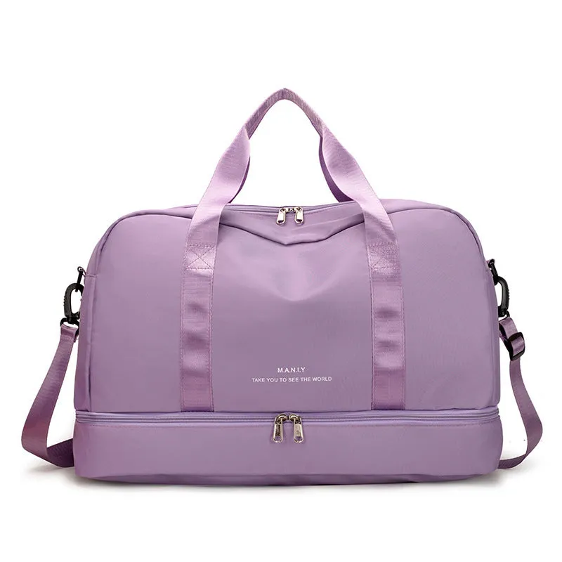 Women's Large Capacity Totes For Weekend Overnight Shoulder Bag.