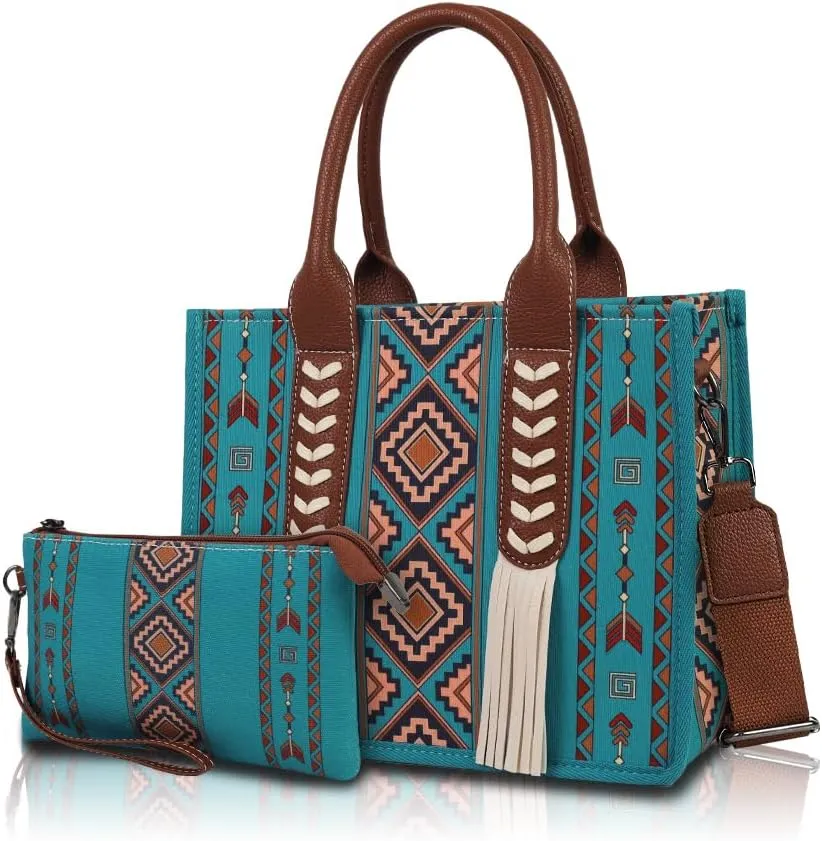 Women's Shoulder Bag with Matching Handbag and Detachable Strap - Versatile 3-in-1 Design