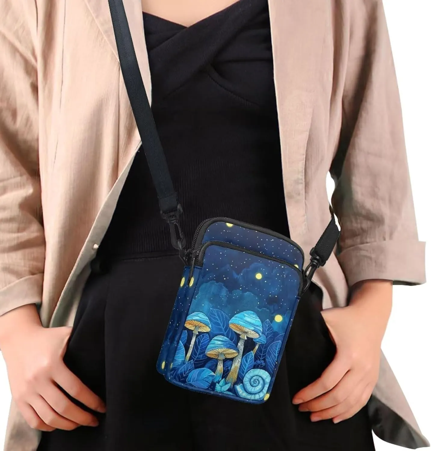 Womens Small Crossbody Bags Custom Cell Phone Purses Travel Pouch Shoulder Bag for Women