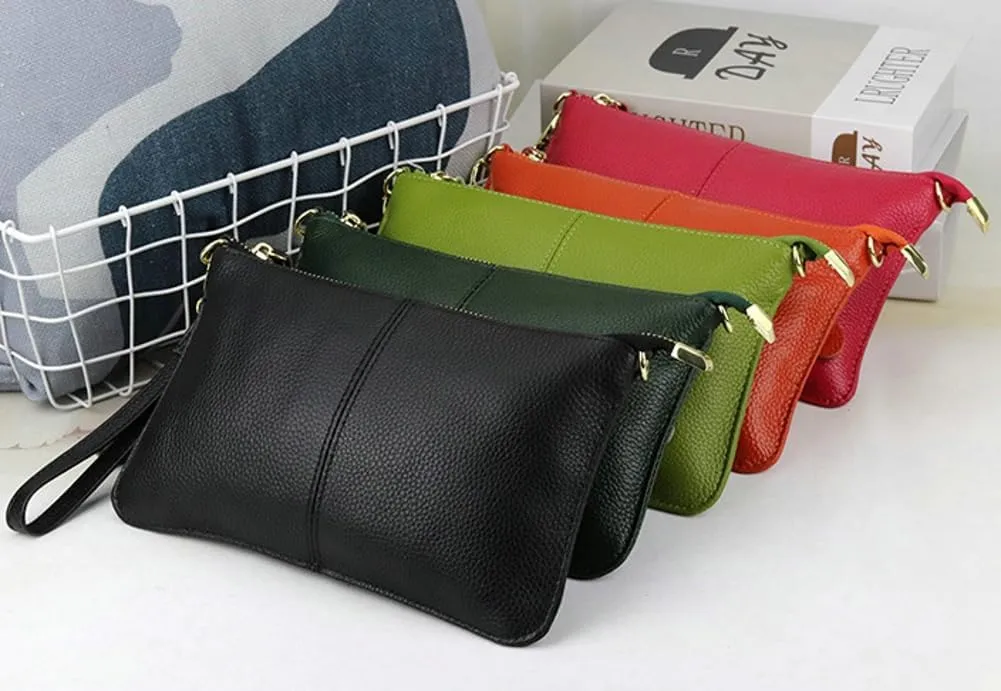 Women's Trendy Leather Shoulder Crossbody Bag Small Square Purse Totes Soft Handbag Satchel Clutch
