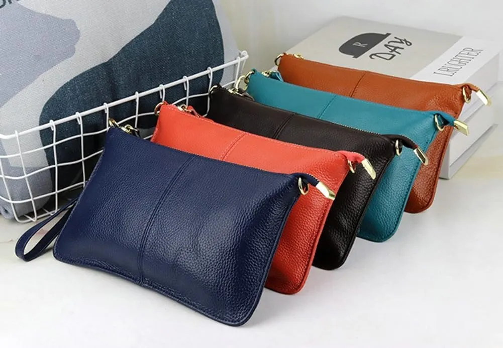 Women's Trendy Leather Shoulder Crossbody Bag Small Square Purse Totes Soft Handbag Satchel Clutch