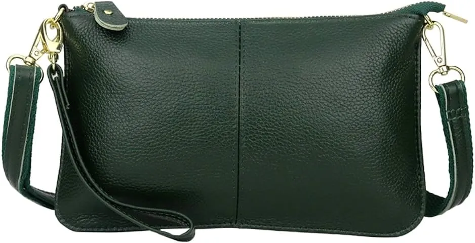 Women's Trendy Leather Shoulder Crossbody Bag Small Square Purse Totes Soft Handbag Satchel Clutch