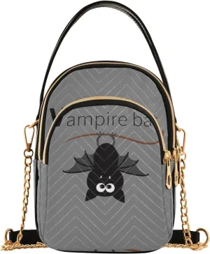 Women's Wave Cross Body Chest Bag, 52 inch Gold Chain Shoulder Handbag Purse