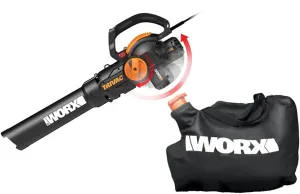 WORX 12 Amp Trivac 3-in-1 Electric Leaf Blower/Mulcher/Yard Vacuum - WG512