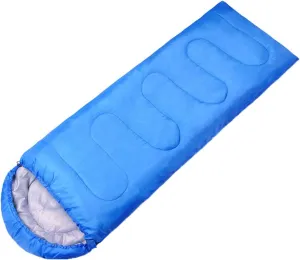 XTYPE Sleeping Bag Ultralight Camping Waterproof Sleeping Bags Thickened Autumn Winter Warm Sleeping Bag Adult Outdoor Sleeping Bags (Color : Dark Blue)