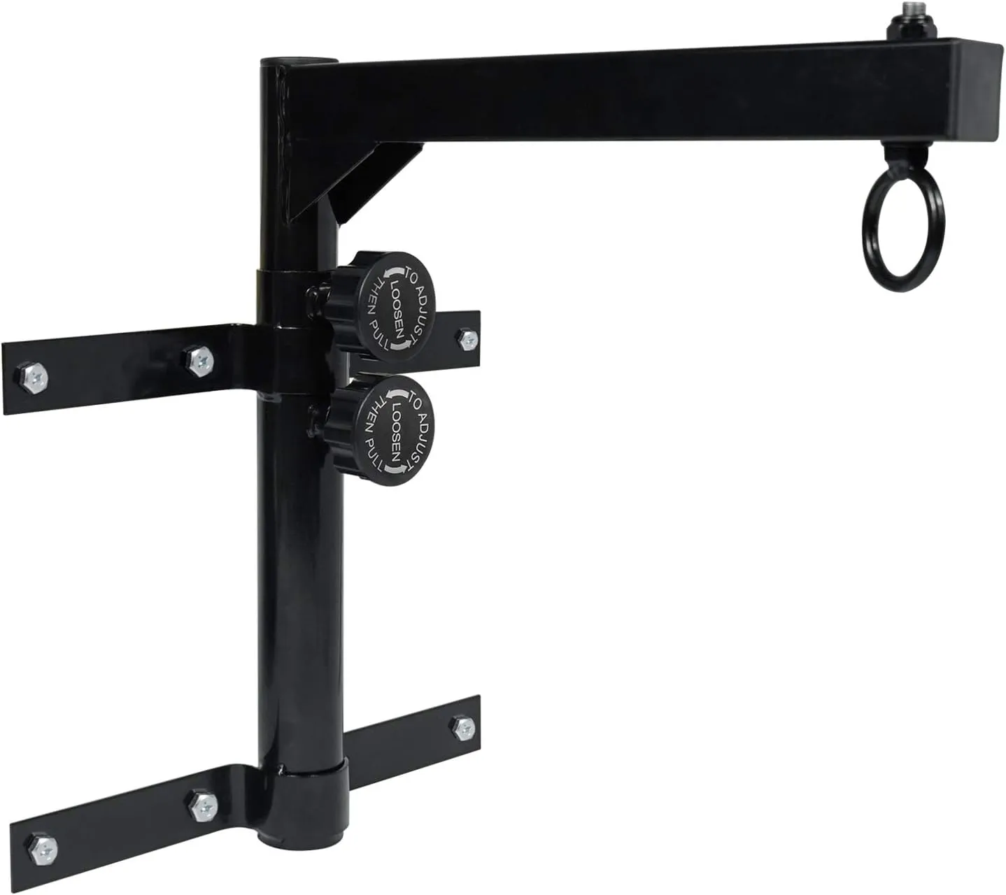 Yes4All Heavy Bag Hanger Wall Mount Punching Bag Hanger, Adjustable Heavy Duty Boxing Bag Bracket for Home Gym Indoor Outdoor