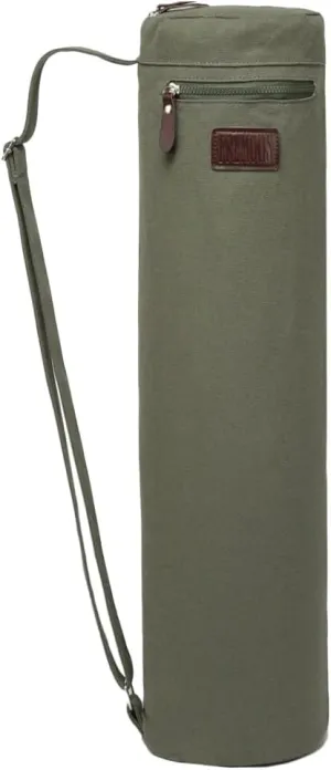 Yoga Mat Bag,Full-zip Exercise Yoga Mat Carrier Bag - Double Storage Pocket,Easy Access Zipper, Adjustable Shoulder Strap and Handle,Fits Most Mats