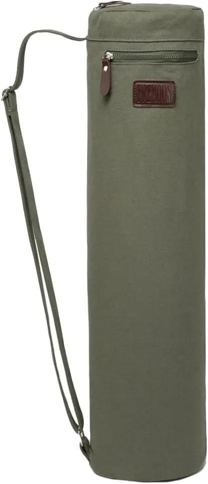Yoga Mat Bag,Full-zip Exercise Yoga Mat Carrier Bag - Double Storage Pocket,Easy Access Zipper, Adjustable Shoulder Strap and Handle,Fits Most Mats