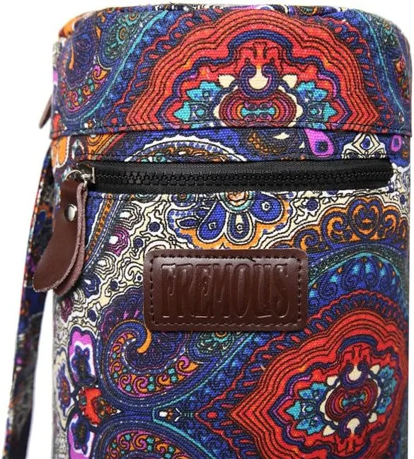Yoga Mat Bag,Full-zip Exercise Yoga Mat Carrier Bag - Double Storage Pocket,Easy Access Zipper, Adjustable Shoulder Strap and Handle,Fits Most Mats