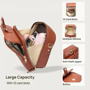 Zealburst 5 Crossbody Leather Bag,Collaboraten1 Urvashi Tojoyride Forcipower Collaboration Crossbody Anti Theft Leather Bag